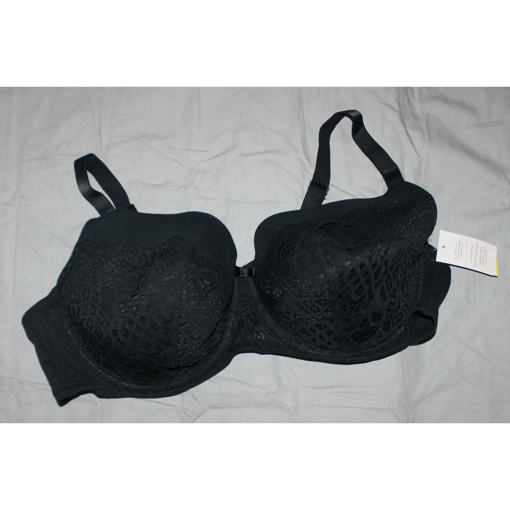 Ladies plus size NWT black colored bra by AUDEN size 42DD